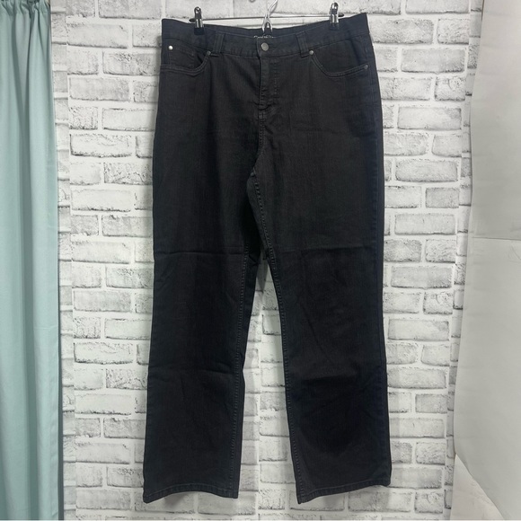 Croft & Barrow Natural Fit High Waist Stretch Black Jeans 16 Average - Picture 1 of 6